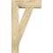 Ekena Millwork Traditional Block Rough Sawn Bracket w/ Offset Brace, Douglas Fir, 6"W x 16"D x 28"H BKT0604X16X28TRA05RDF - alternate 2